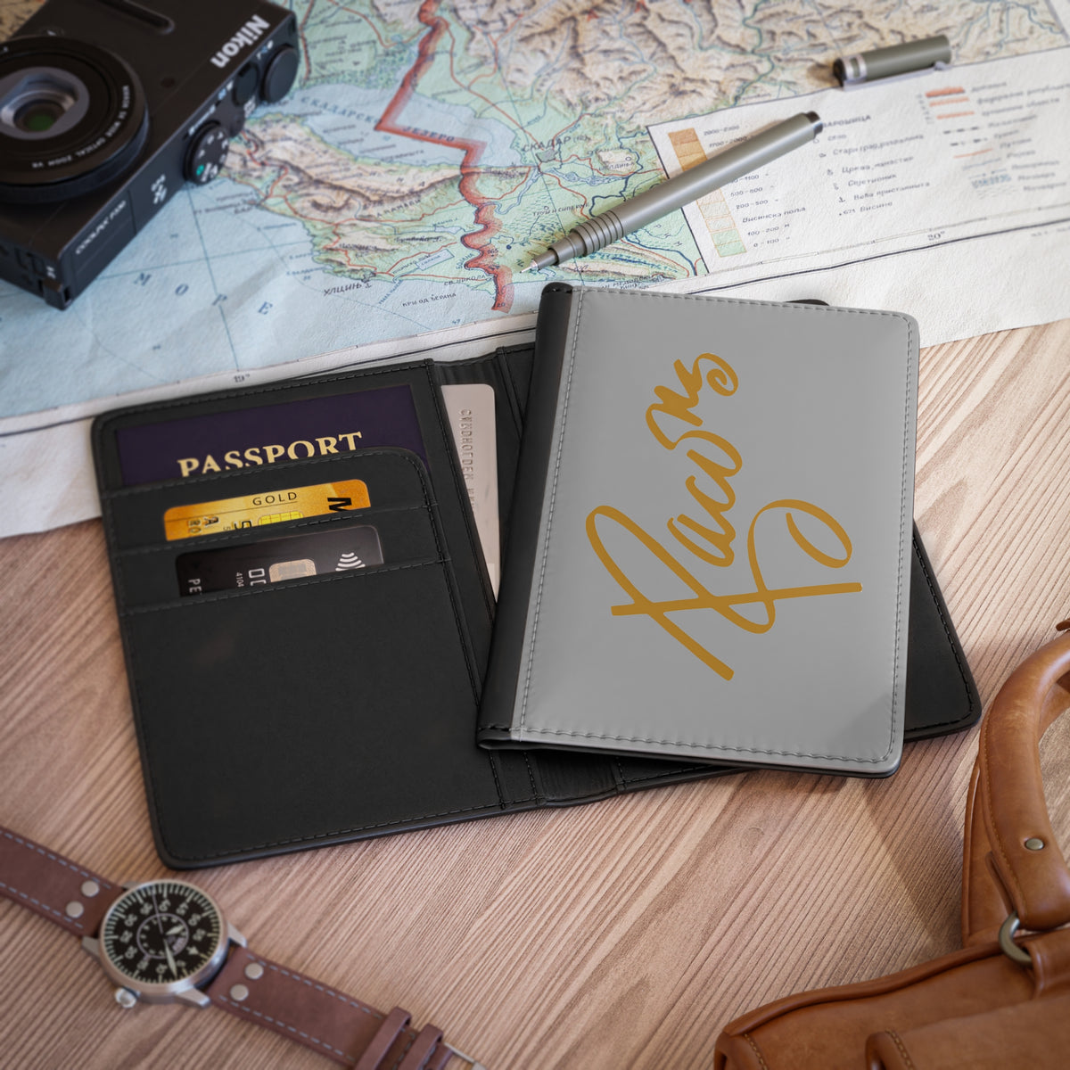 Bacon's Passport Cover
