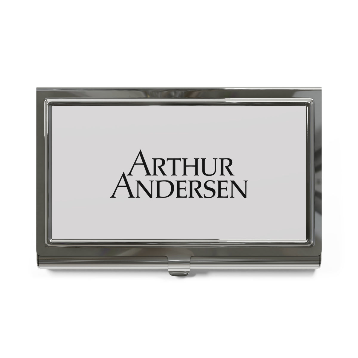 Arthur Andersen Metal Business Card Holder