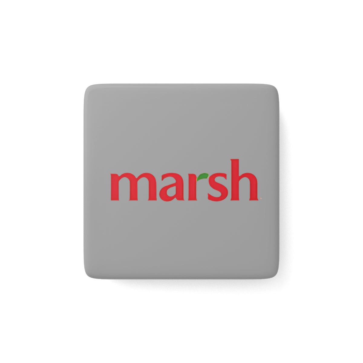 Marsh Supermarkets Square Porcelain Fridge Magnet