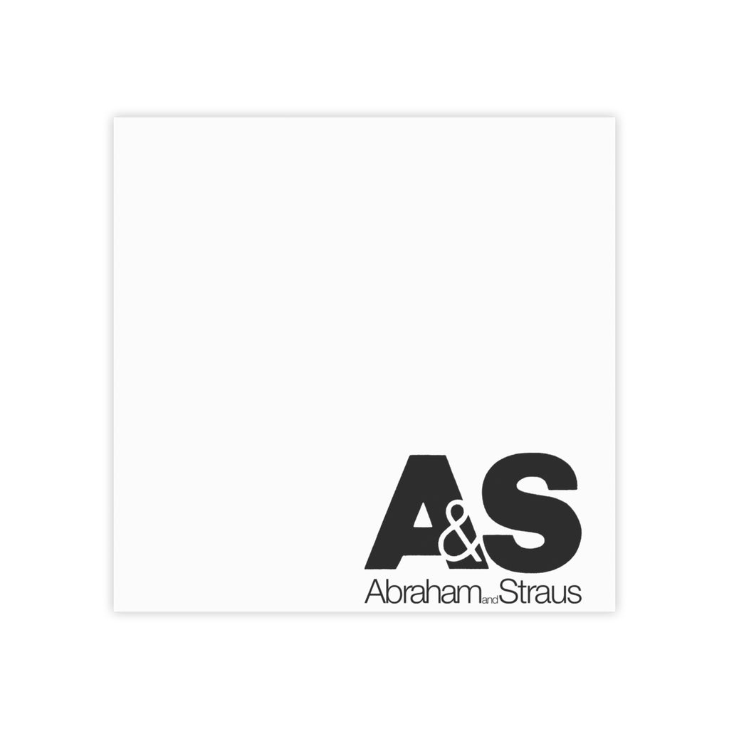 Abraham & Straus Sticky Post-it Note Pad