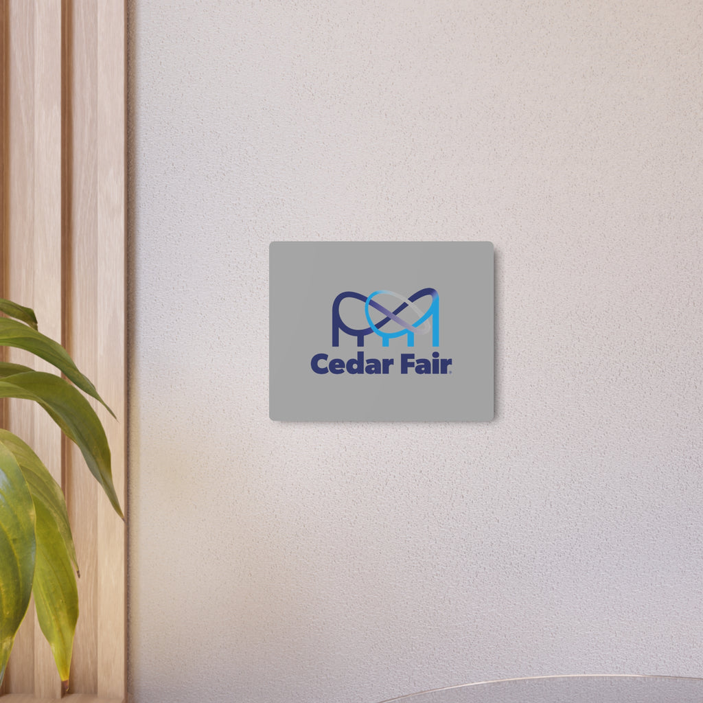 Cedar Fair Metal Sign