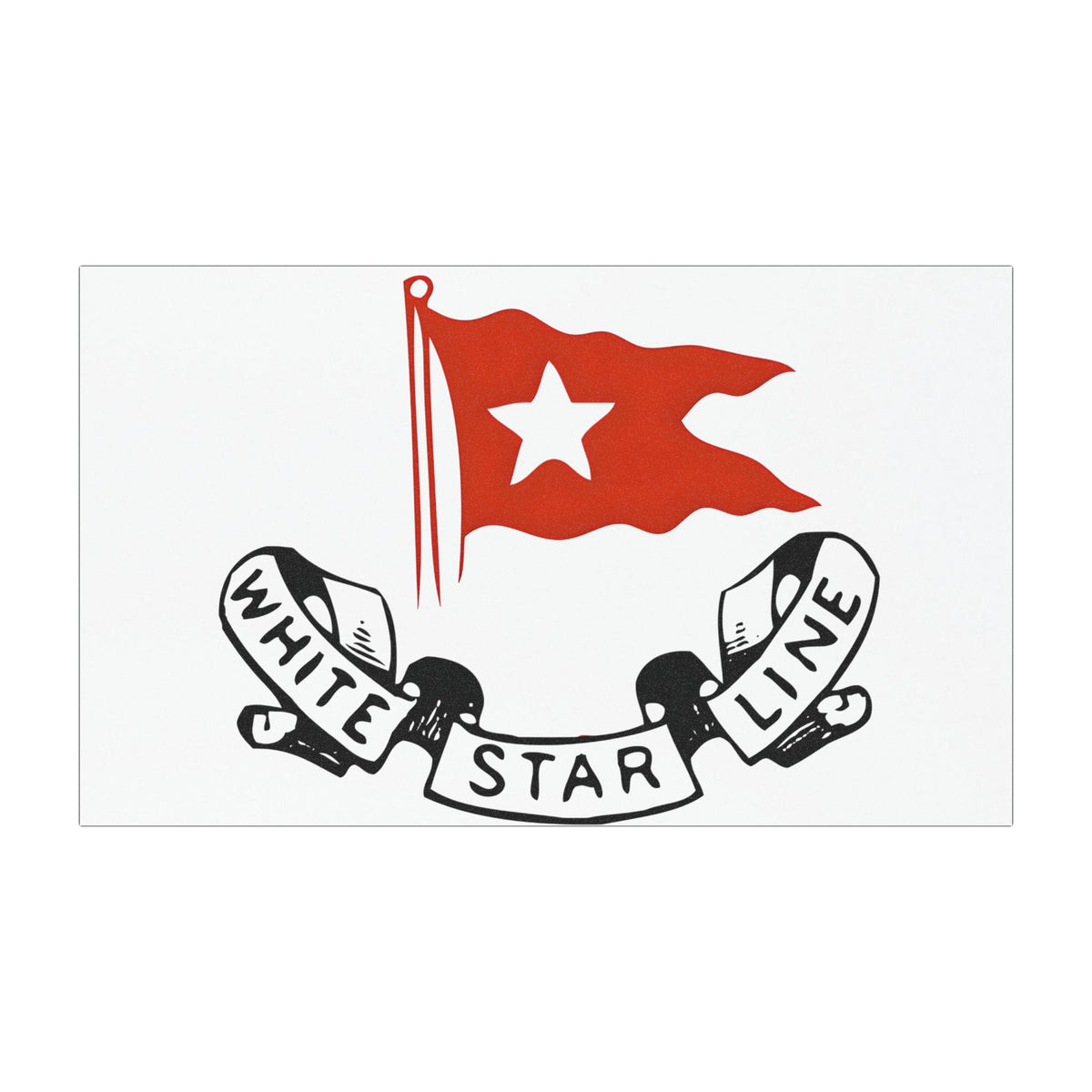 White Star Line Car Magnet
