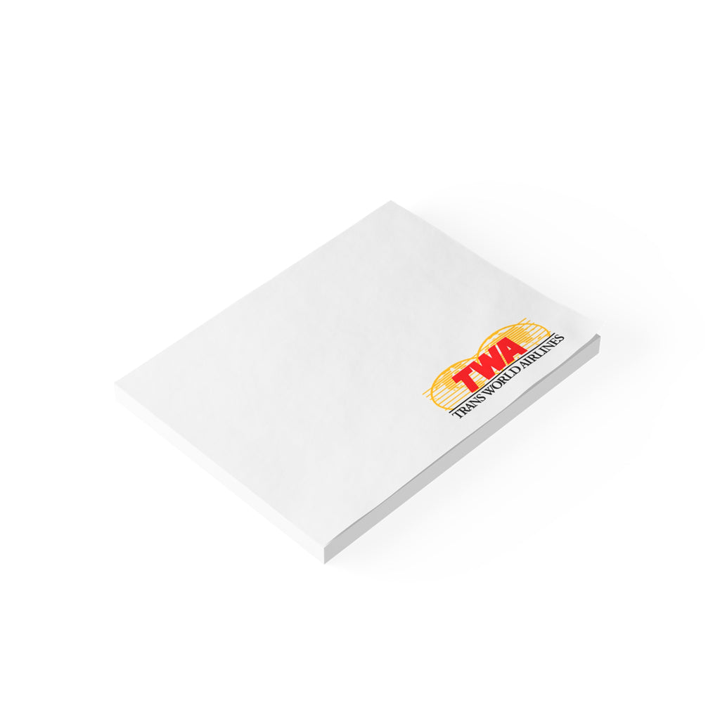 Trans World Airlines (TWA) Sticky Post-it Note Pad