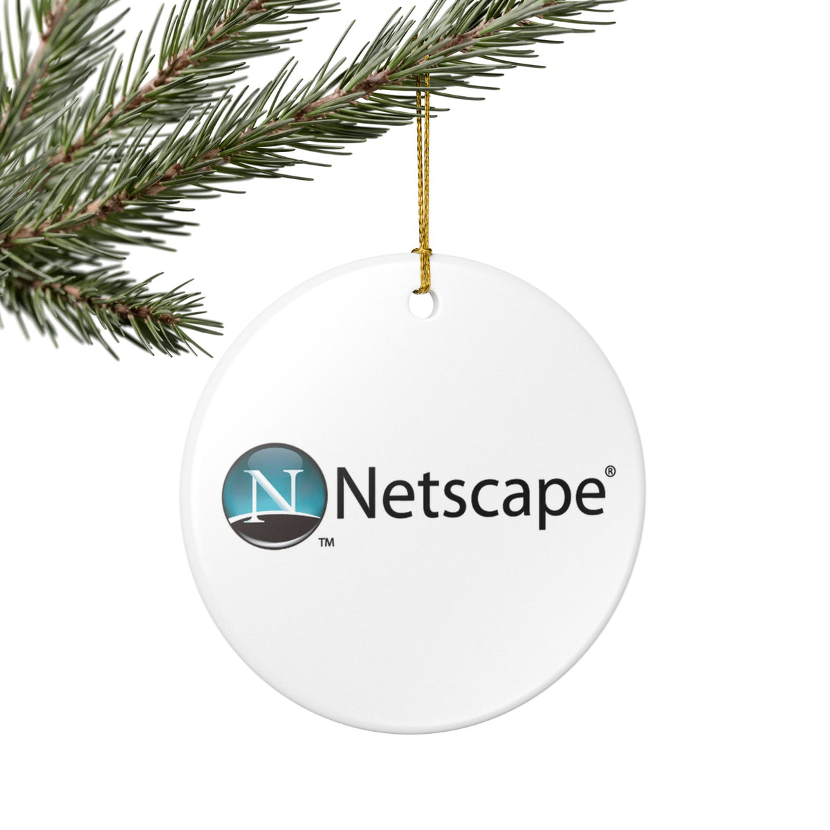 Netscape Ceramic Ornament