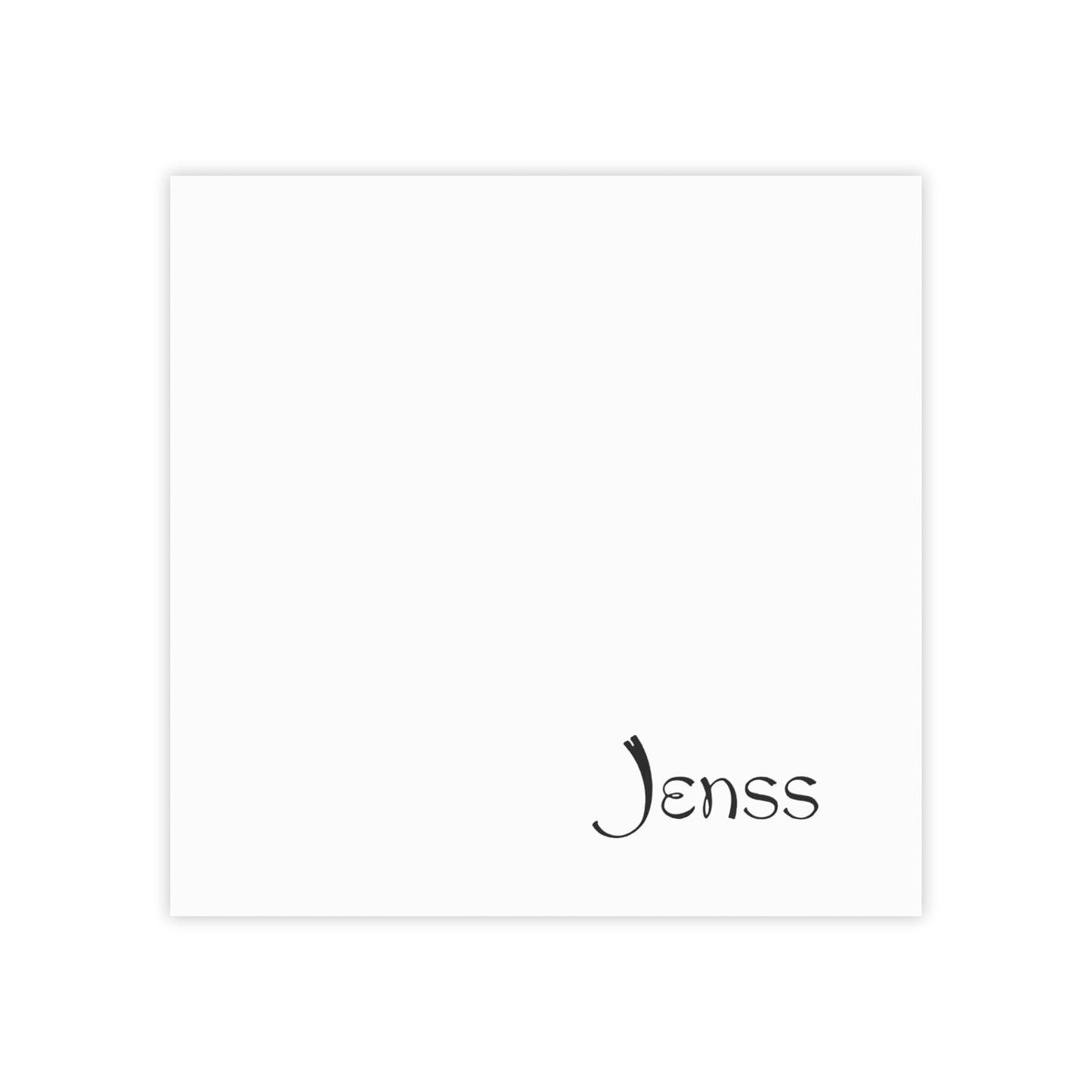 Jenss Sticky Post-it Note Pad