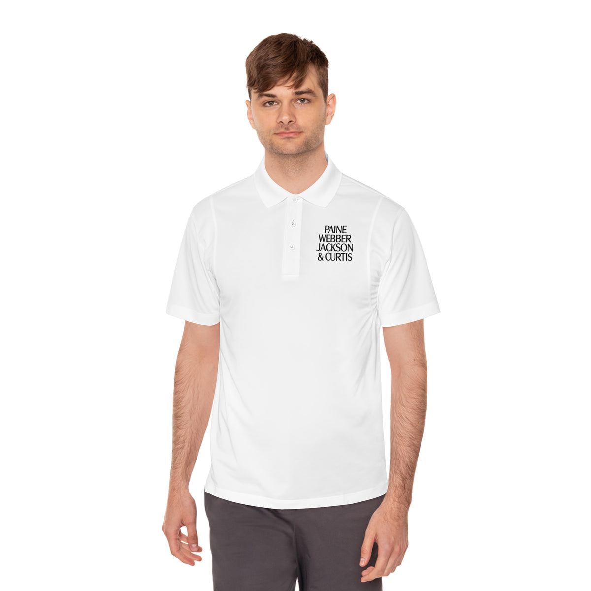 Paine Webber Jackson & Curtis Men's Sport Polo Shirt