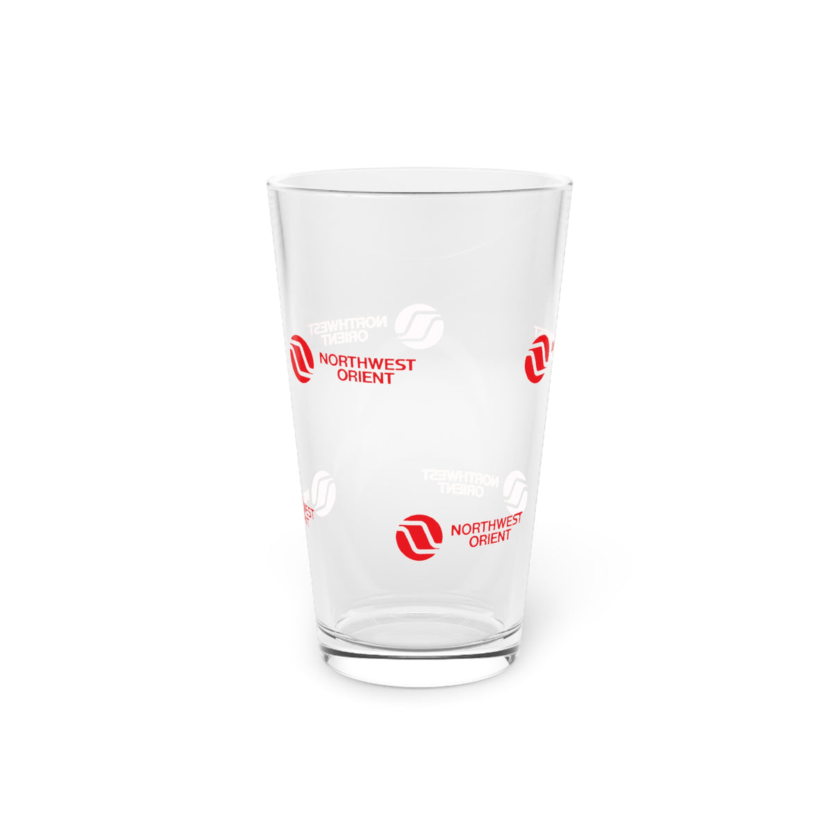 Northwest Orient Airlines 16oz Pint Glass