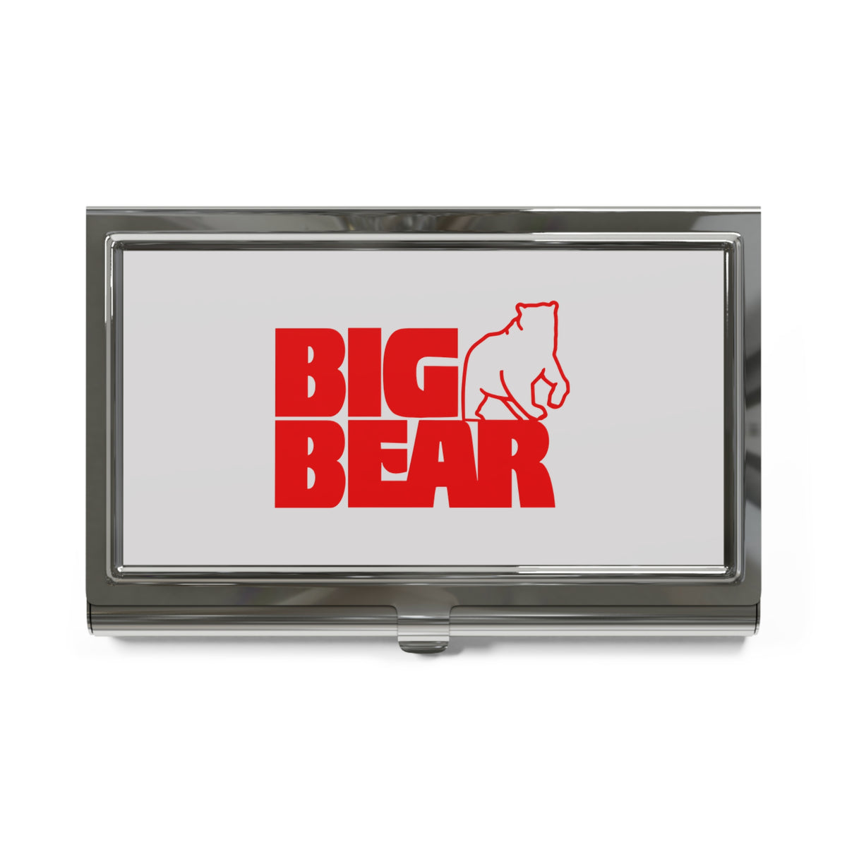 Big Bear Stores Metal Business Card Holder