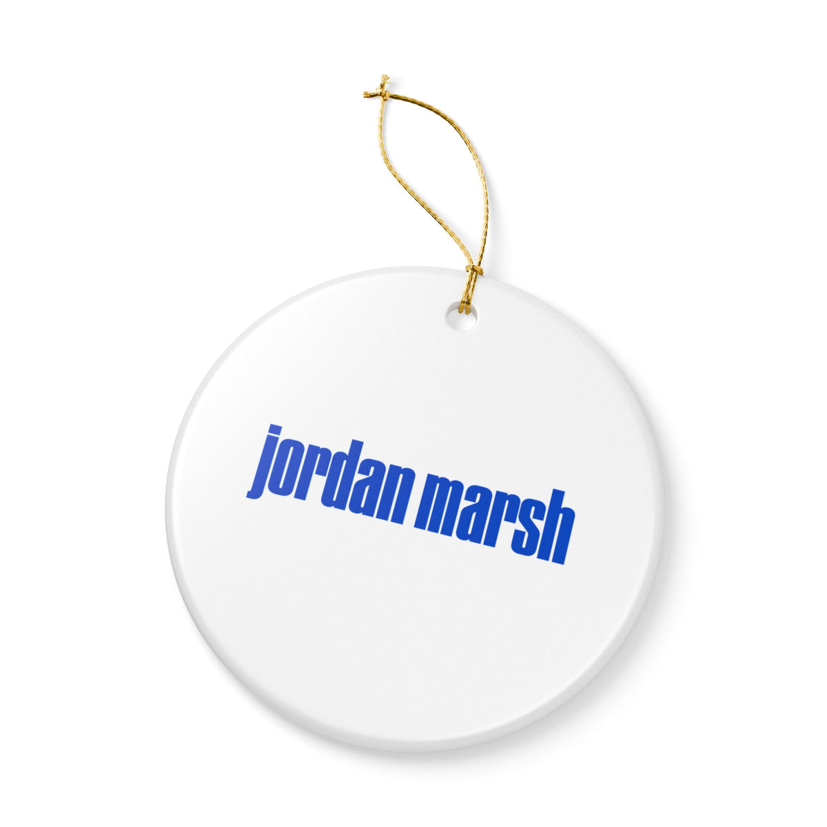 Jordan Marsh Ceramic Ornament