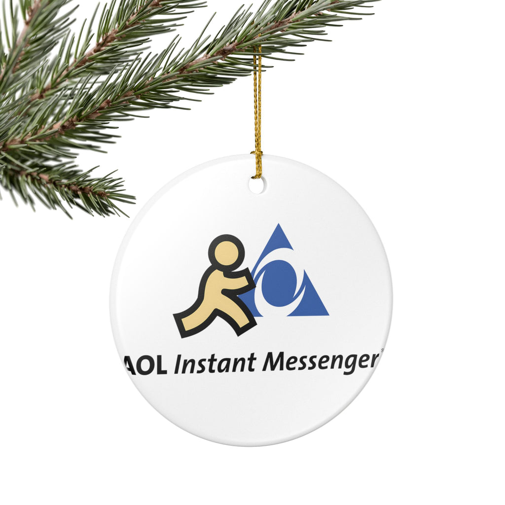 AOL Instant Messenger (AIM) Ceramic Ornament