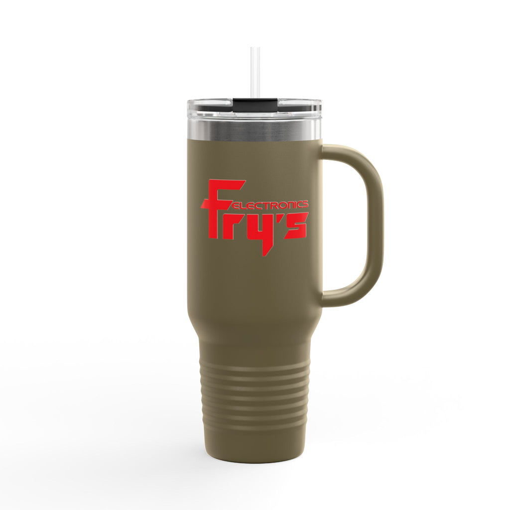 Fry's Electronics, Inc. 40oz Insulated Travel Mug Stainless Tumbler