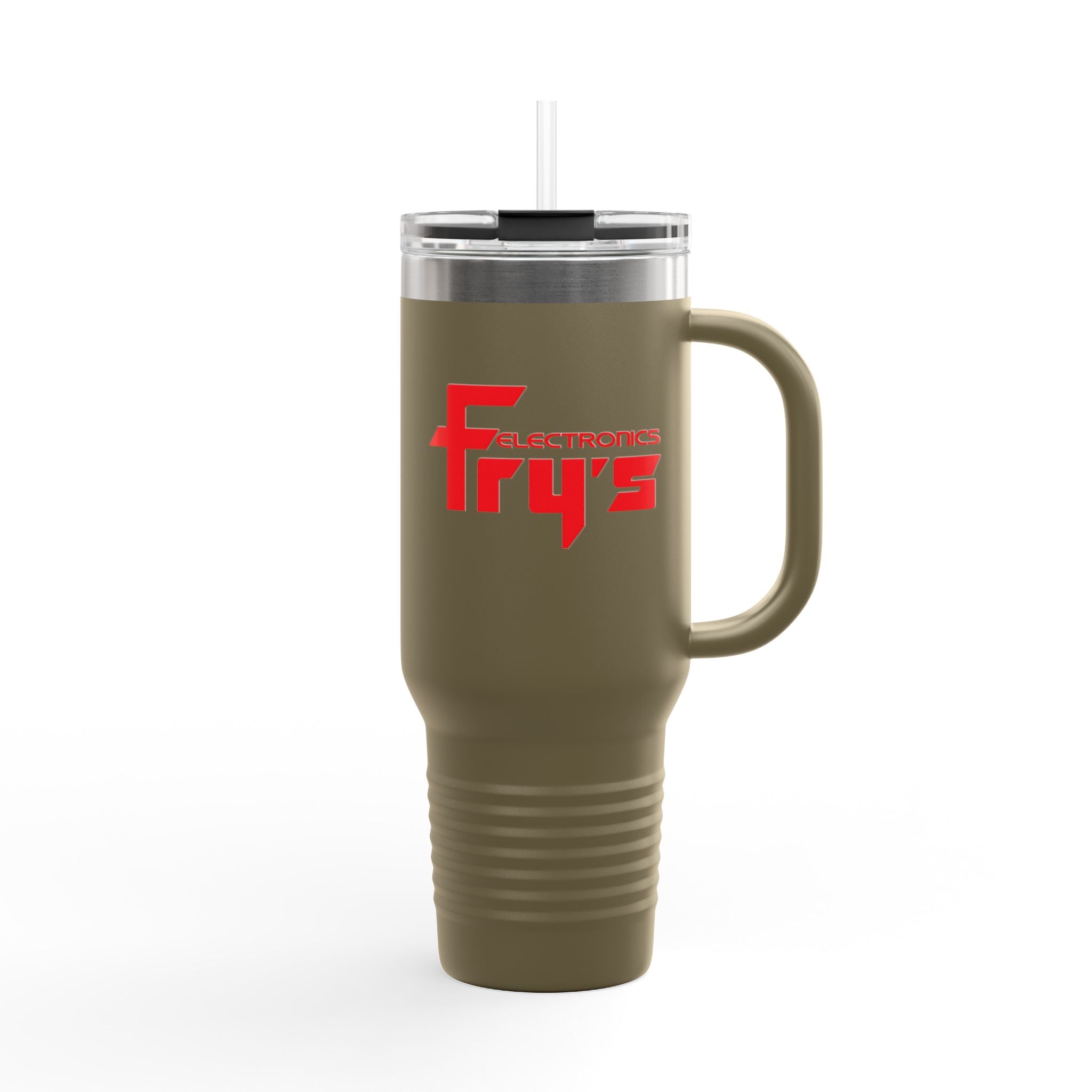 Fry's Electronics, Inc. 40oz Insulated Travel Mug Stainless Tumbler
