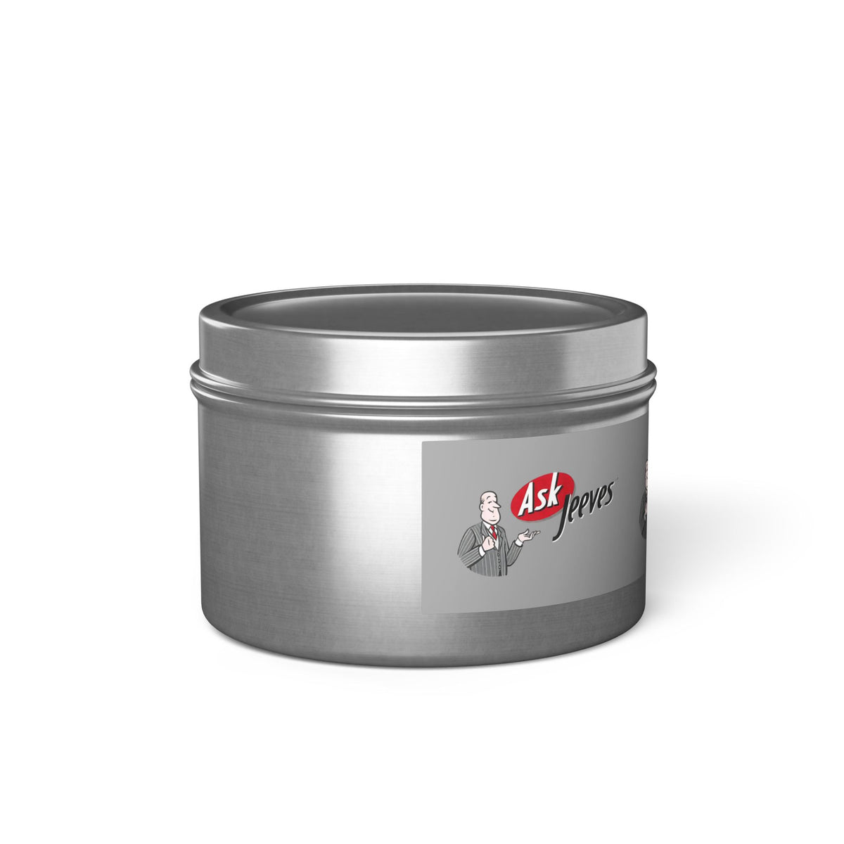 Ask Jeeves Tin Candle
