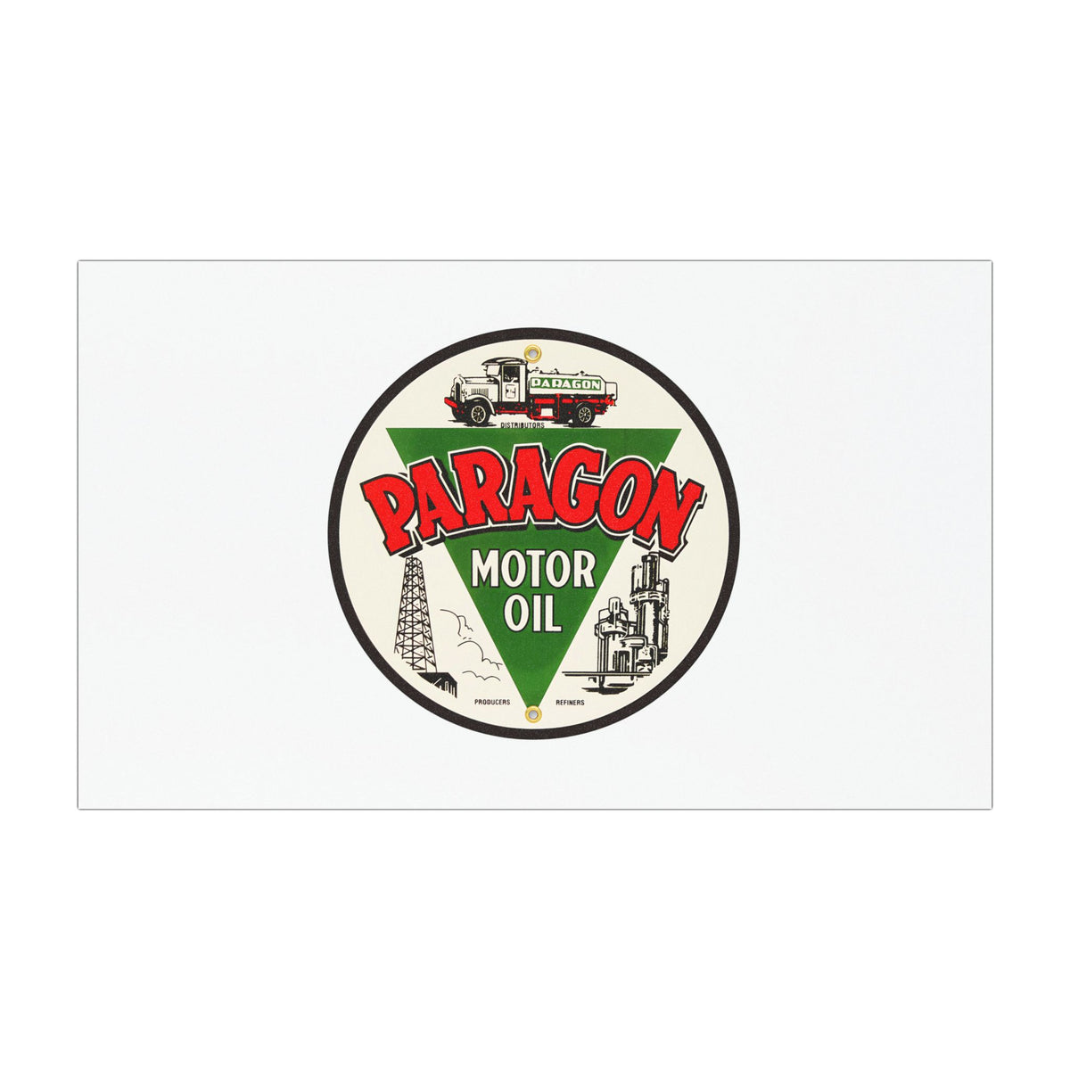 Paragon Oil Car Magnet