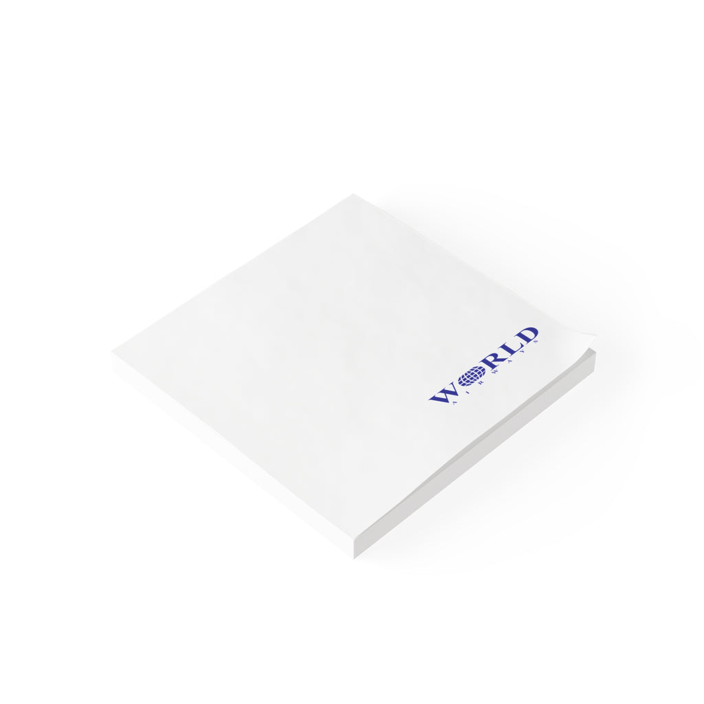 World Airways Sticky Post-it Note Pad