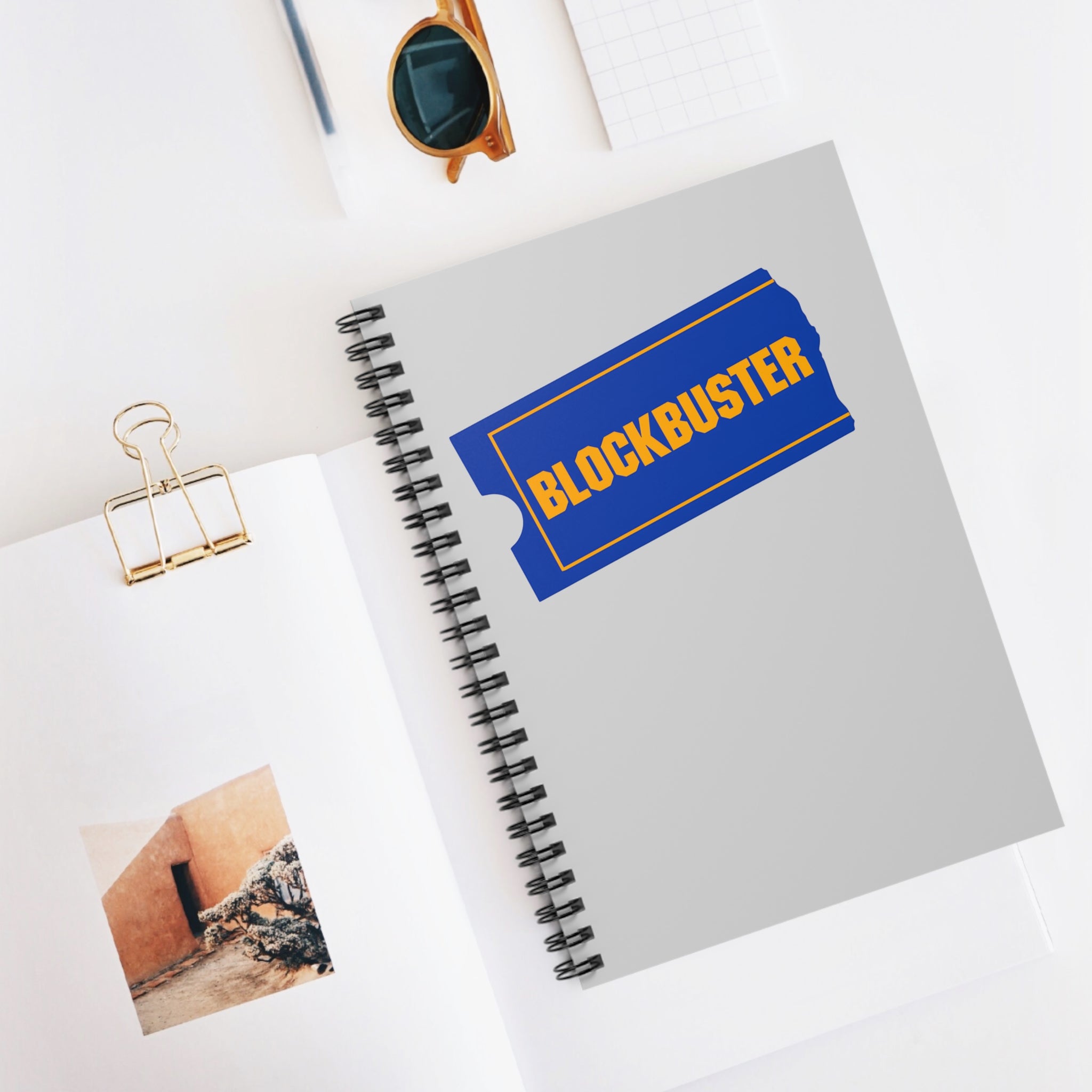 Blockbuster Video Spiral Notebook