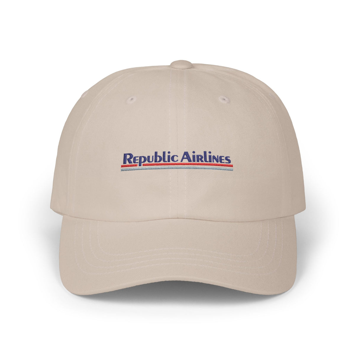 Republic Airlines Embroidered Dad Cap Hat