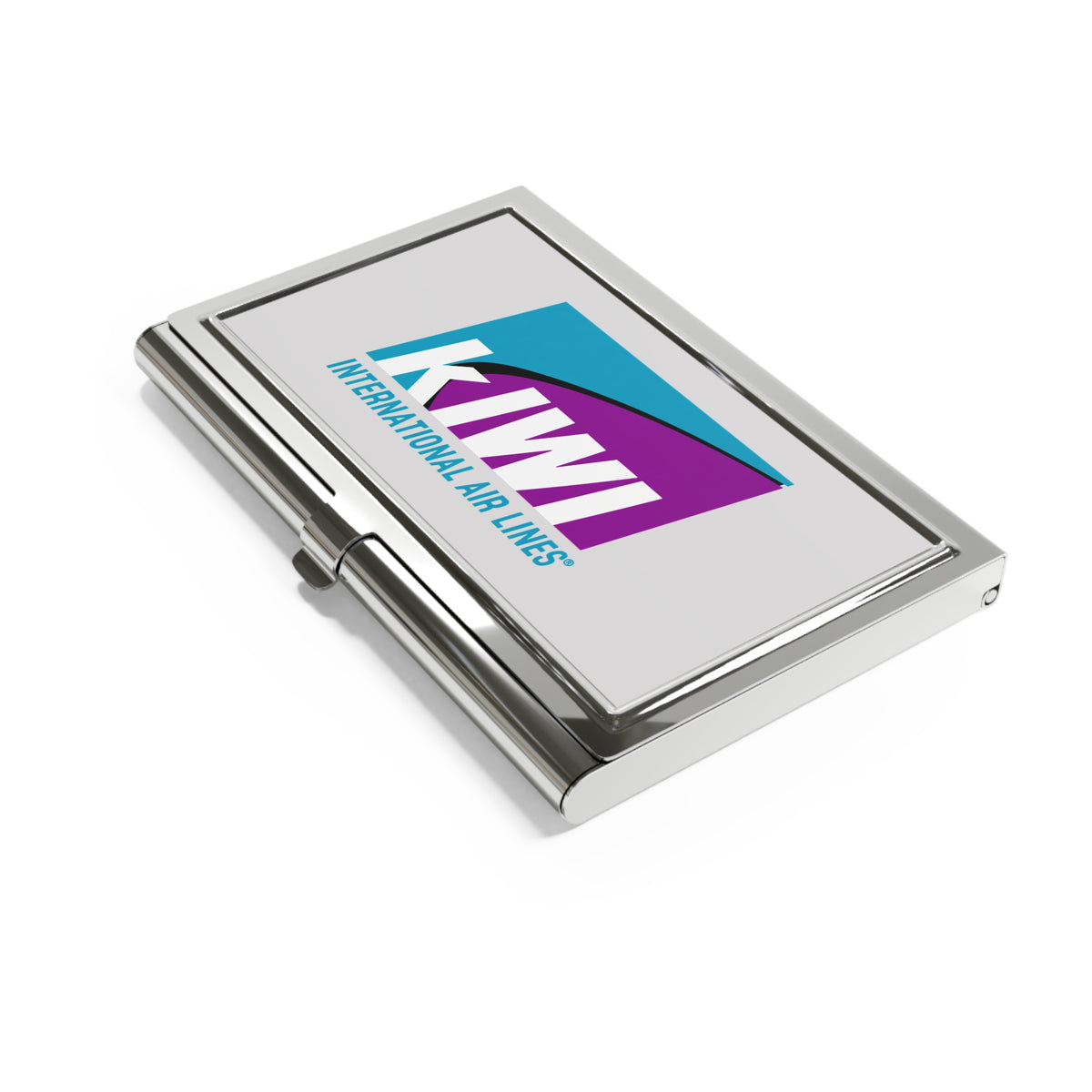Kiwi International Air Lines Metal Business Card Holder