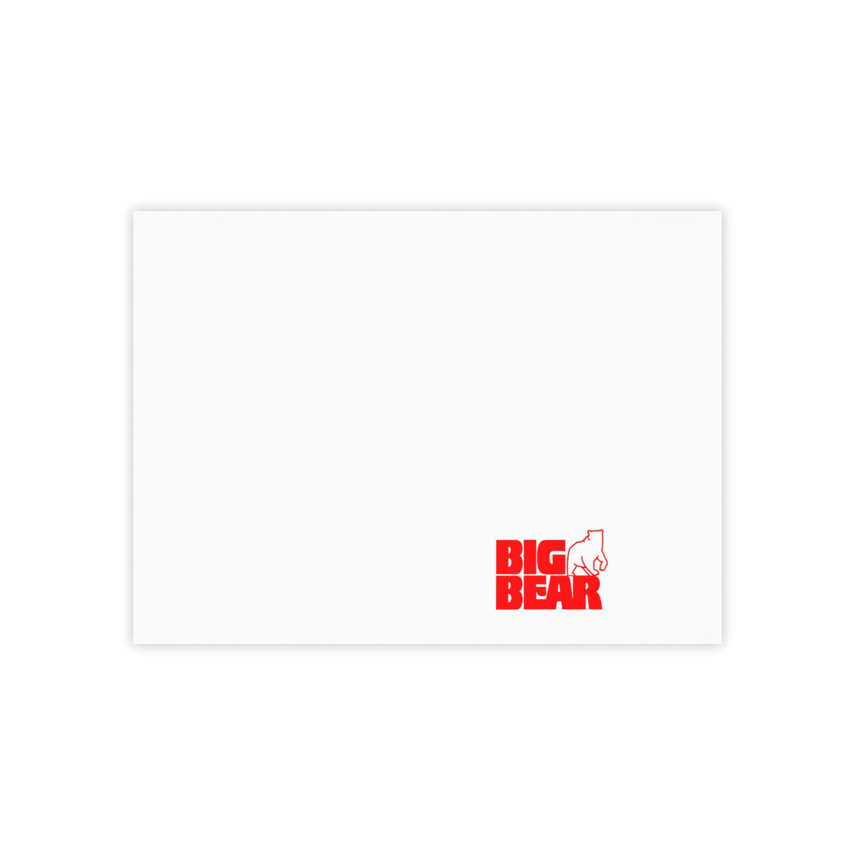 Big Bear Stores Sticky Post-it Note Pad