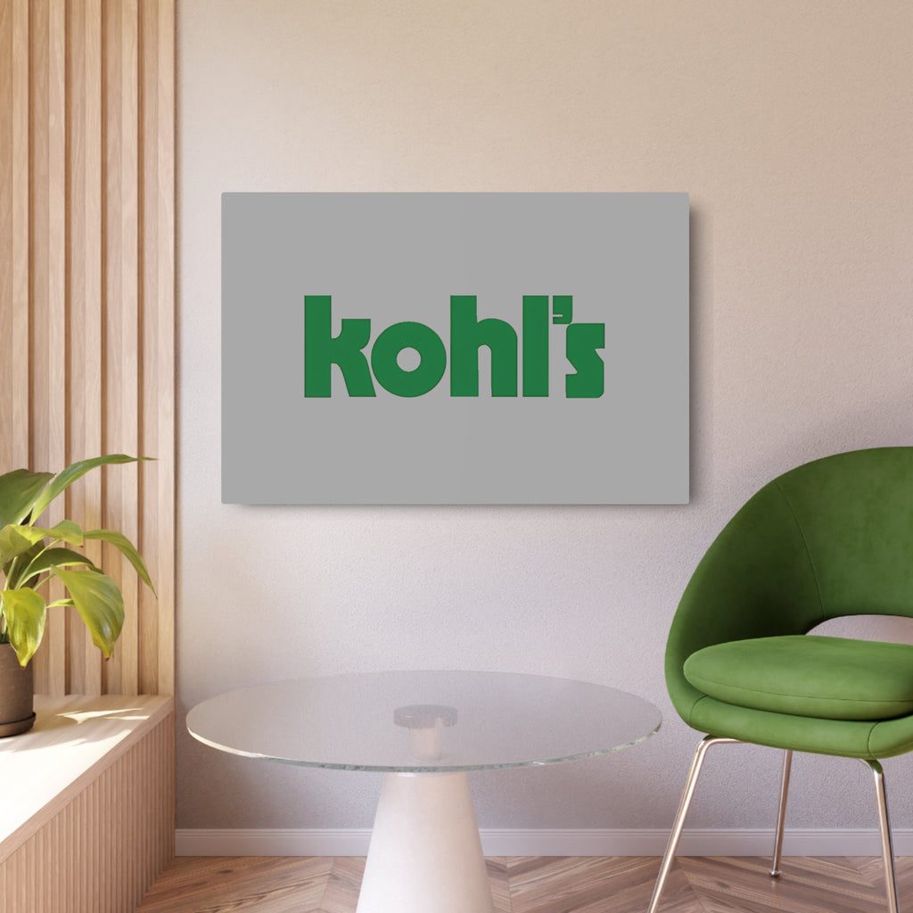 Kohl's Food Stores Metal Sign