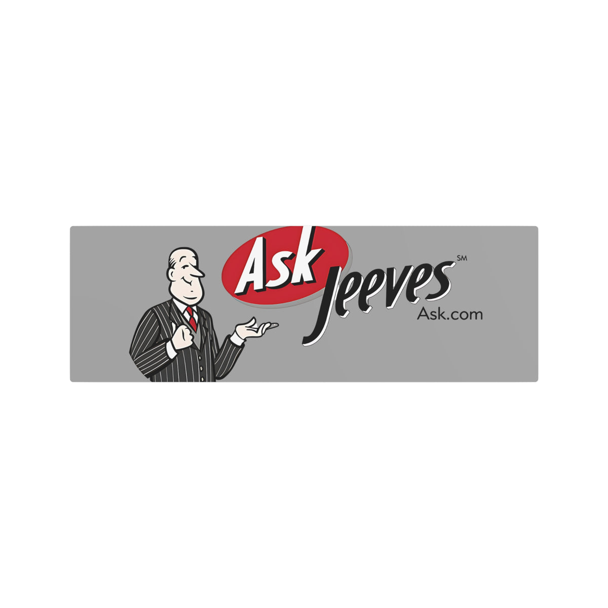Ask Jeeves Metal Sign