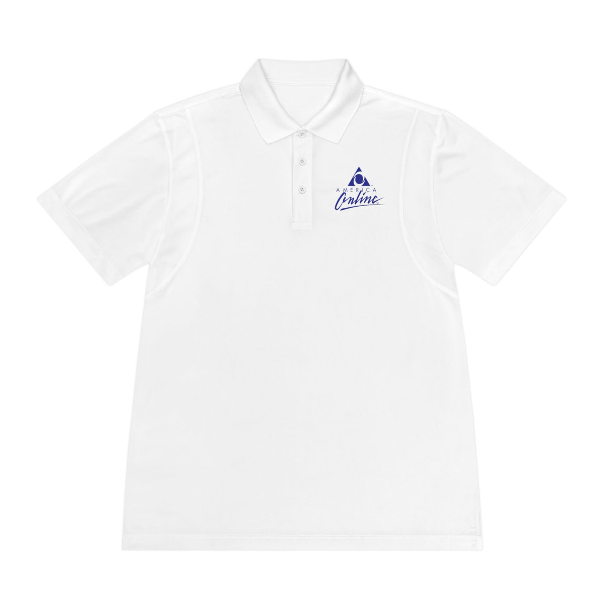 America Online (AOL) Men's Sport Polo Shirt