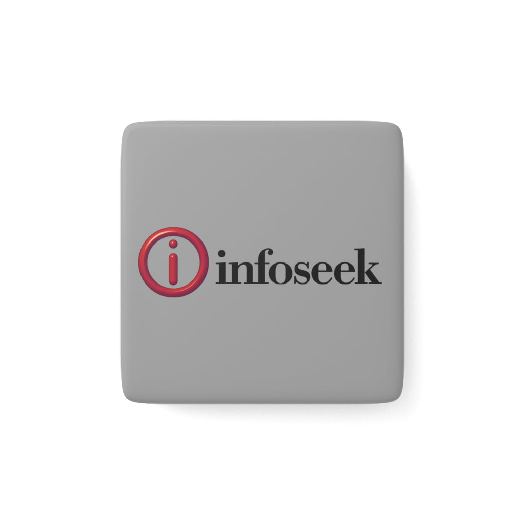 Infoseek Square Porcelain Fridge Magnet