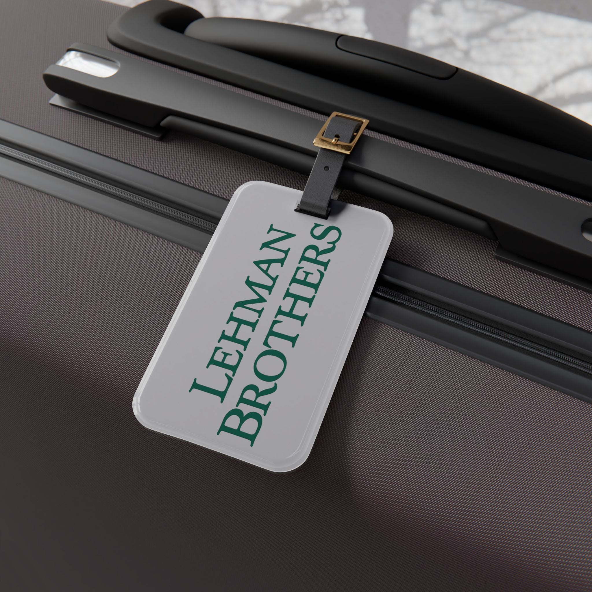 Lehman Brothers Luggage Tag