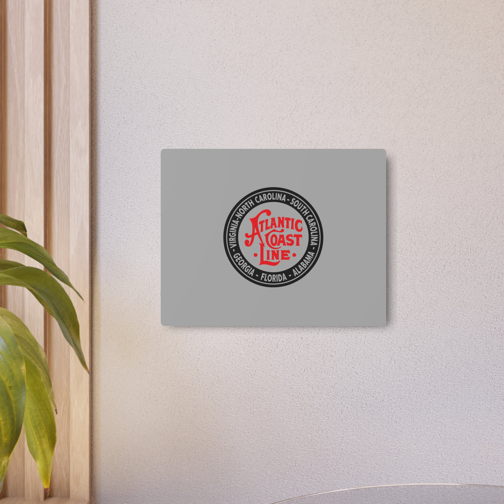 Atlantic Coast Line Railroad Metal Sign