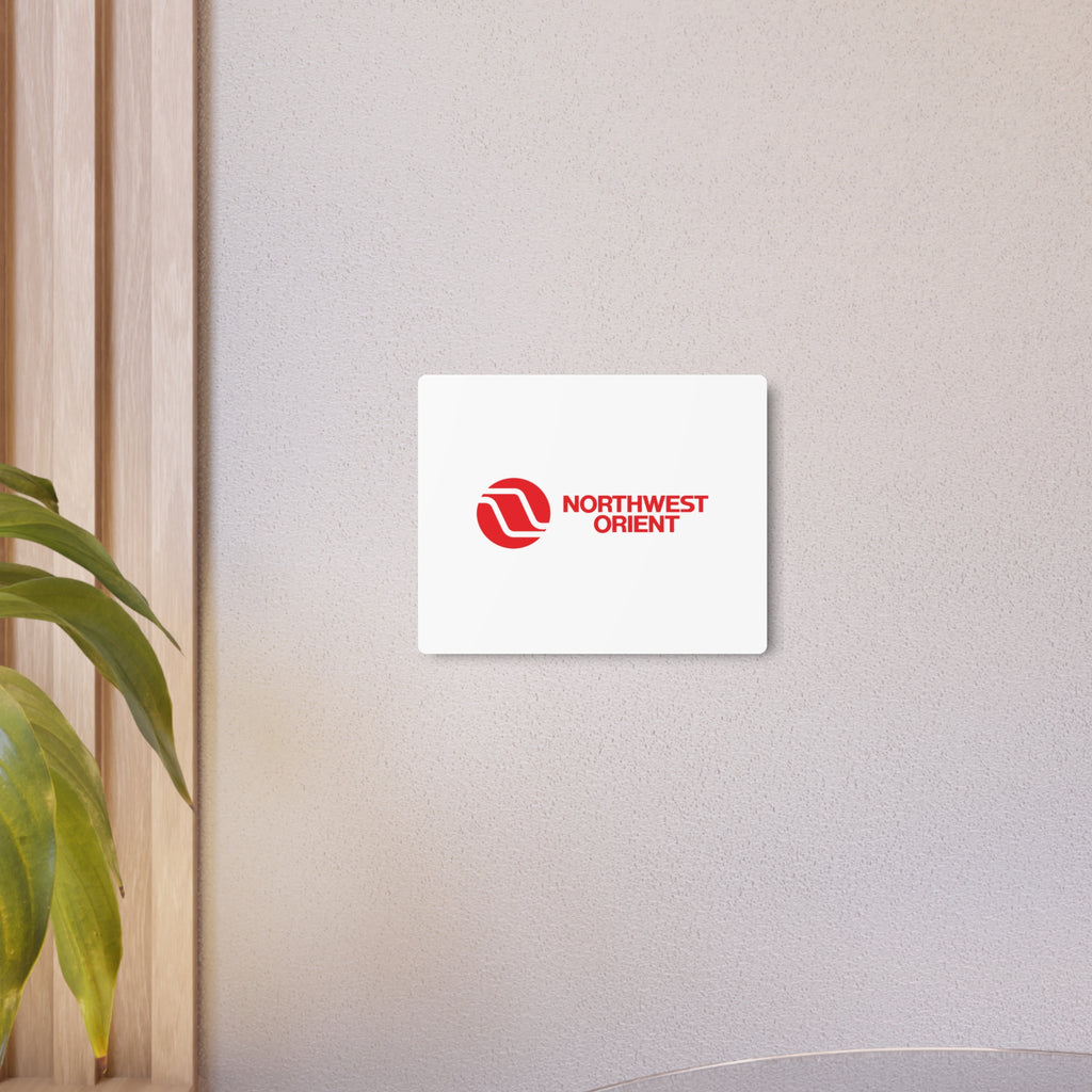 Northwest Orient Airlines Metal Sign