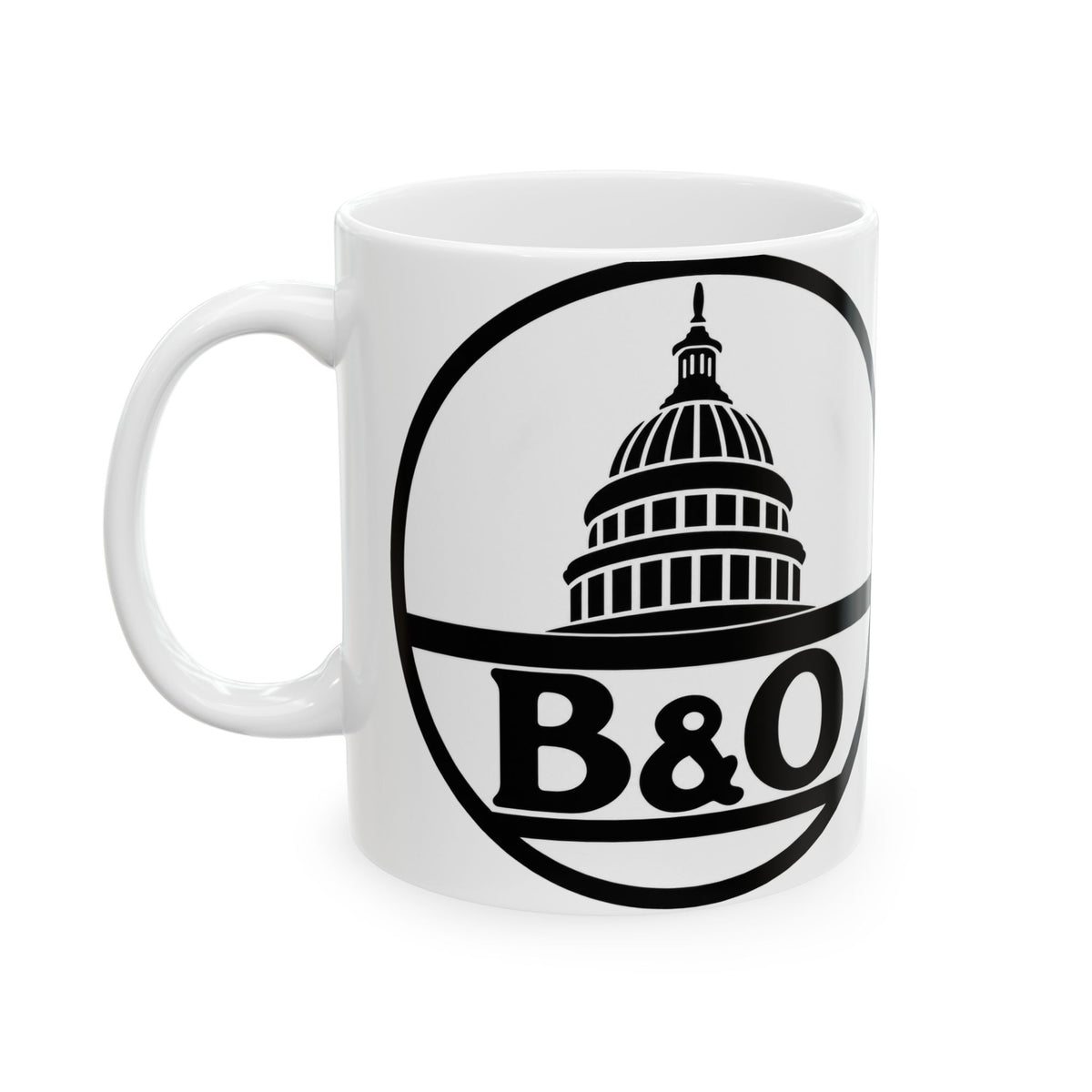 Baltimore and Ohio Railroad Ceramic Coffee Mug