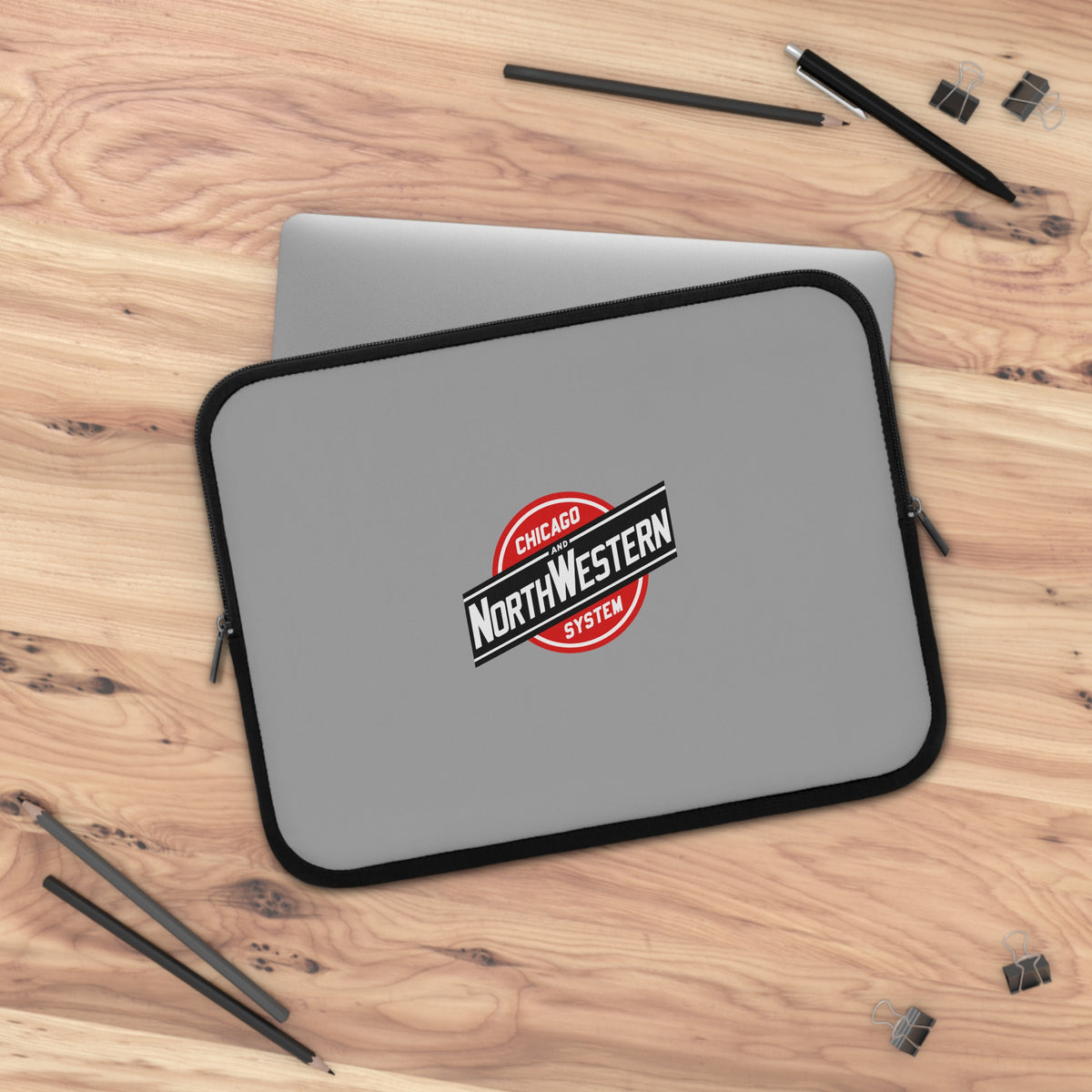 Chicago and North Western Railway Laptop Sleeve