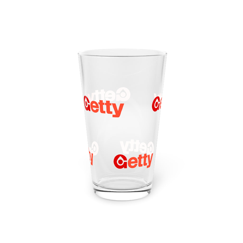 Getty Oil 16oz Pint Glass