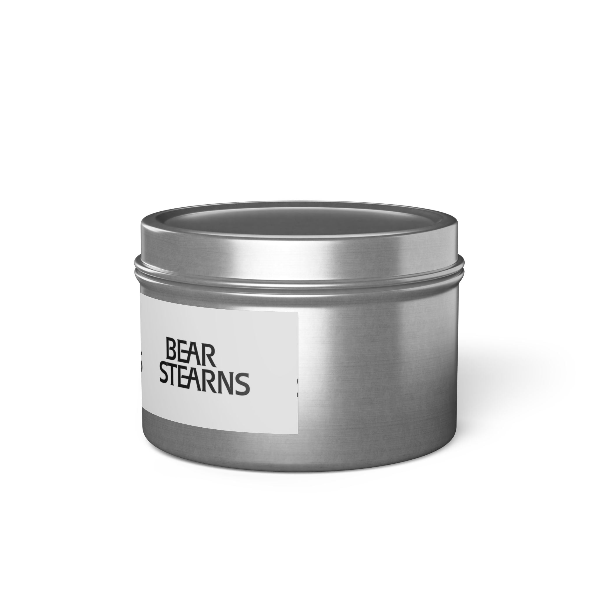 Bear Stearns Tin Candle