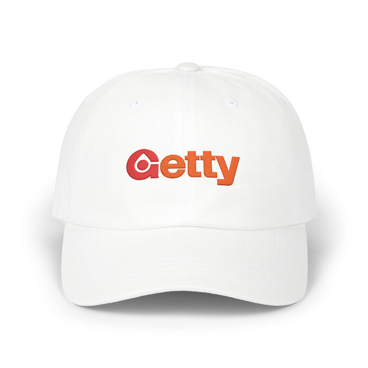 Getty Oil Embroidered Dad Cap Hat
