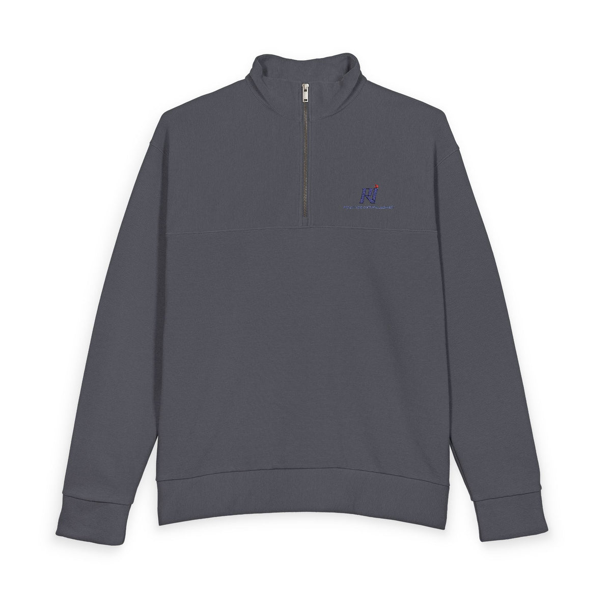 Rich International Airways Heavy Knit Quarter-Zip Sweatshirt