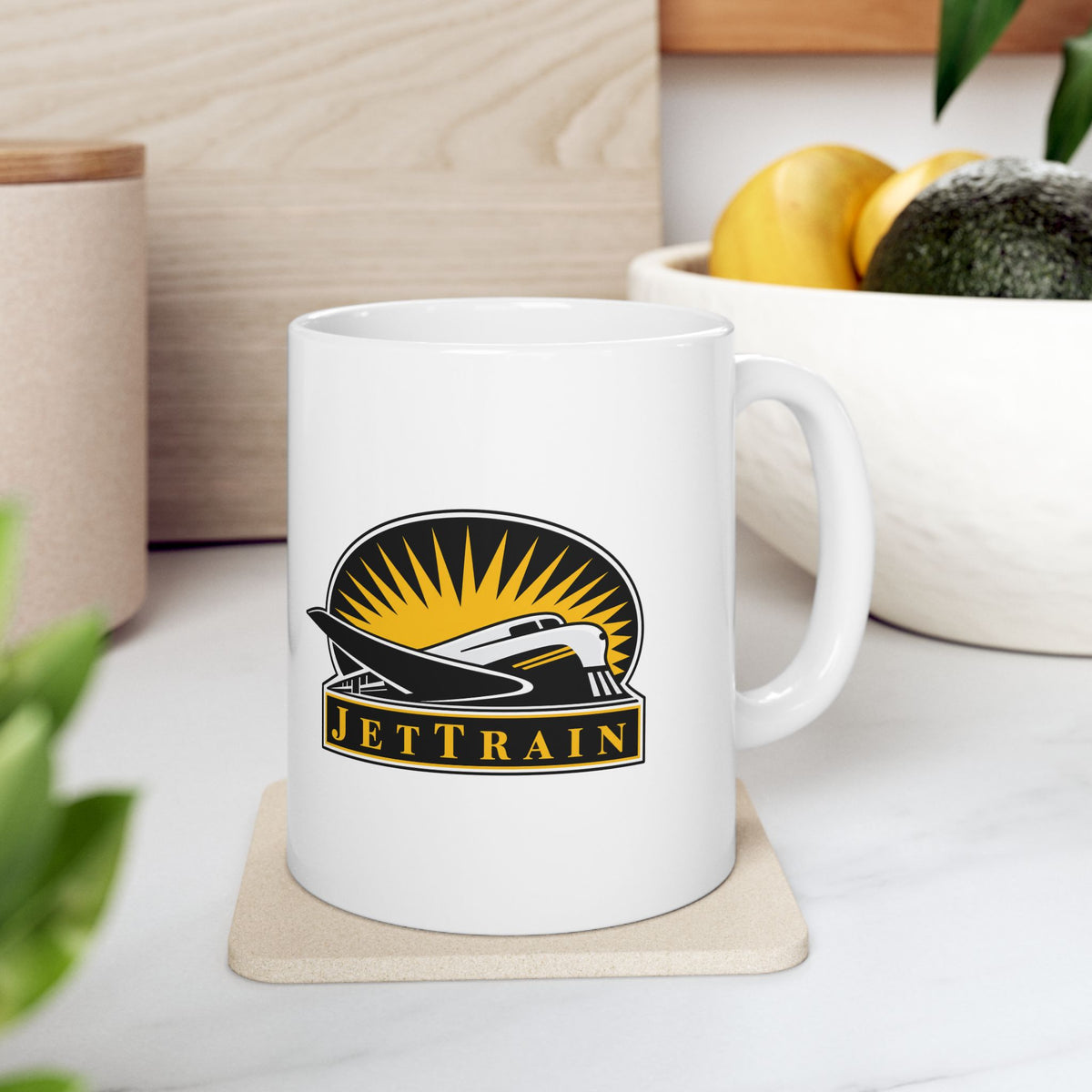 Bombardier JetTrain Ceramic Coffee Mug