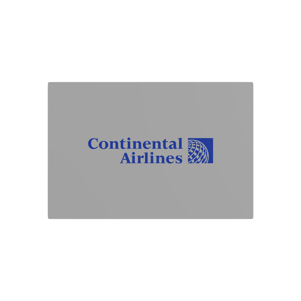 Continental Airlines Metal Sign
