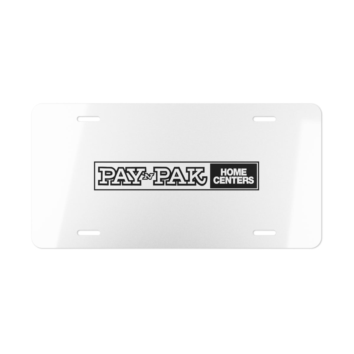 Pay 'n Pak Vanity License Plate