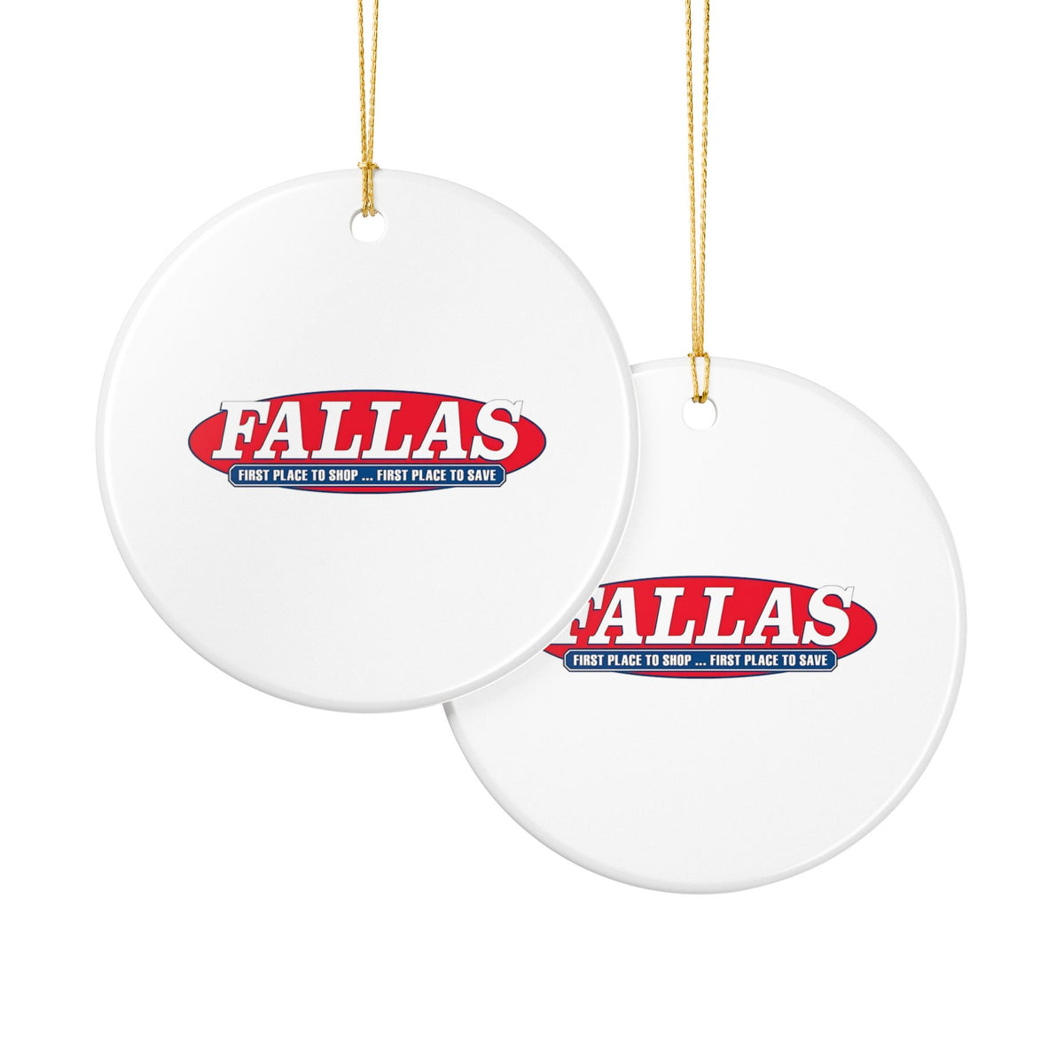 Fallas Discount Stores Ceramic Ornament