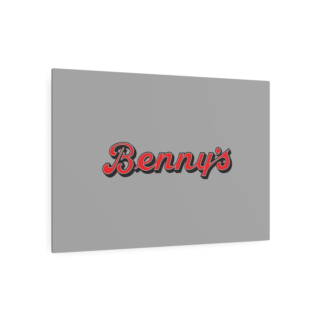 Benny's Metal Sign