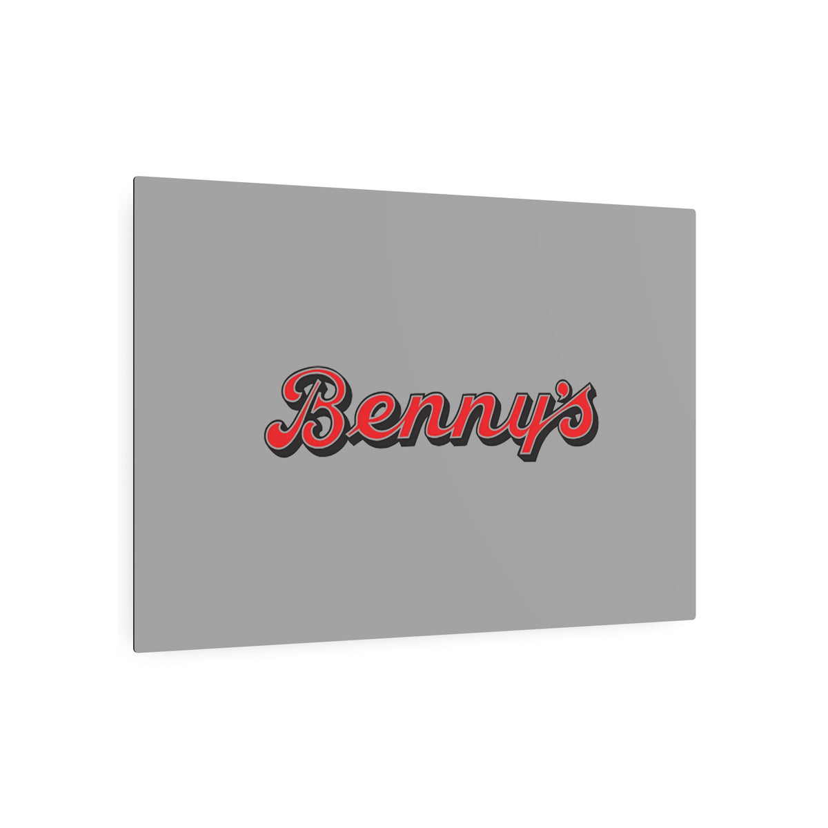 Benny's Metal Sign