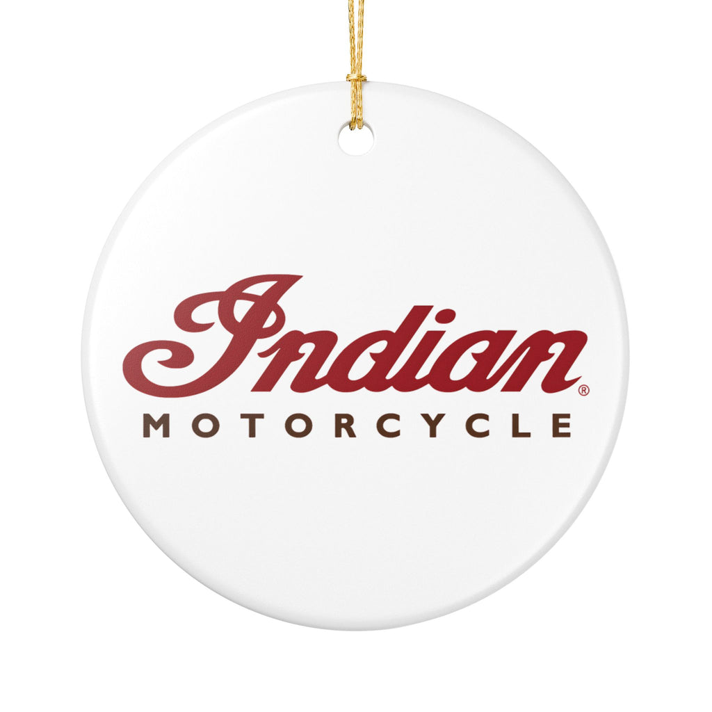 Indian Motorcycle Ceramic Ornament