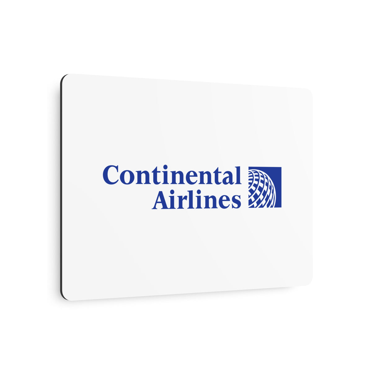 Continental Airlines Metal Sign