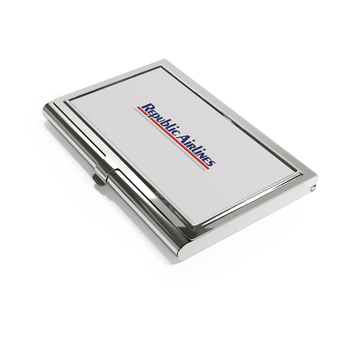Republic Airlines Metal Business Card Holder