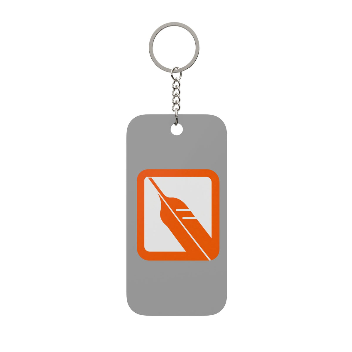 Western Pacific Railroad Double-Sided Keychain Charm