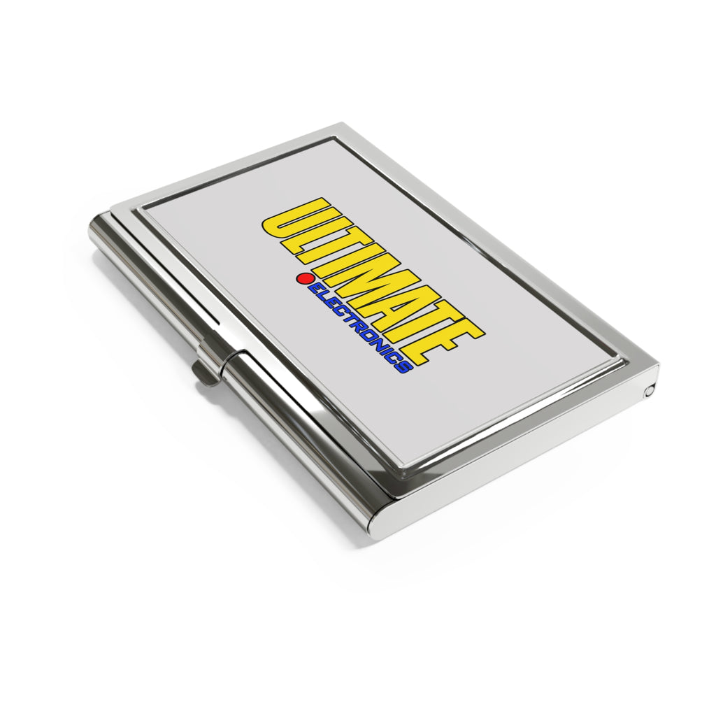Ultimate Electronics Metal Business Card Holder