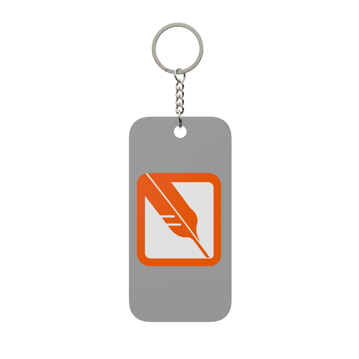 Western Pacific Railroad Double-Sided Keychain Charm