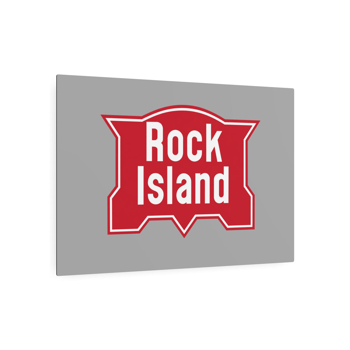 Chicago, Rock Island and Pacific Railroad Metal Sign