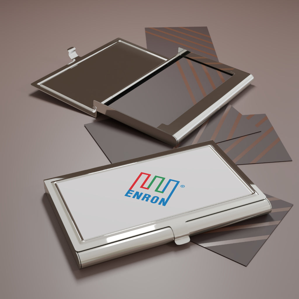 Enron Metal Business Card Holder